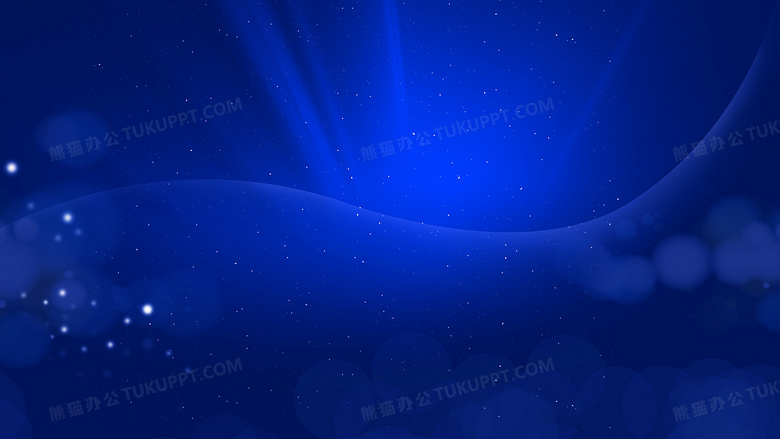 深藍科技 點亮未來的星光背景